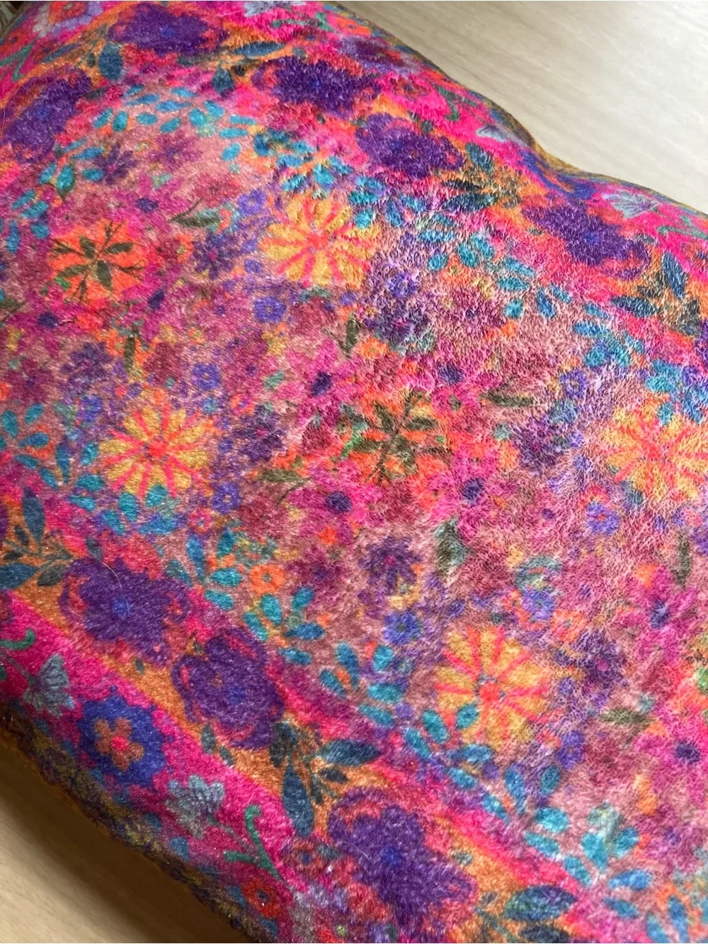 Natural Life Colorful Floral Boho Body Pillow